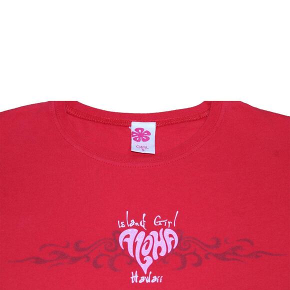 Y2K Red Hawaiian graphic tee - Picture 3 of 6
